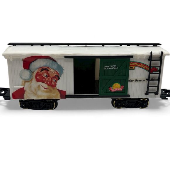 NEW BRIGHT Santa's Christmas Express Train Boxcar 1990 G SCALE Replacement - Picture 2 of 5